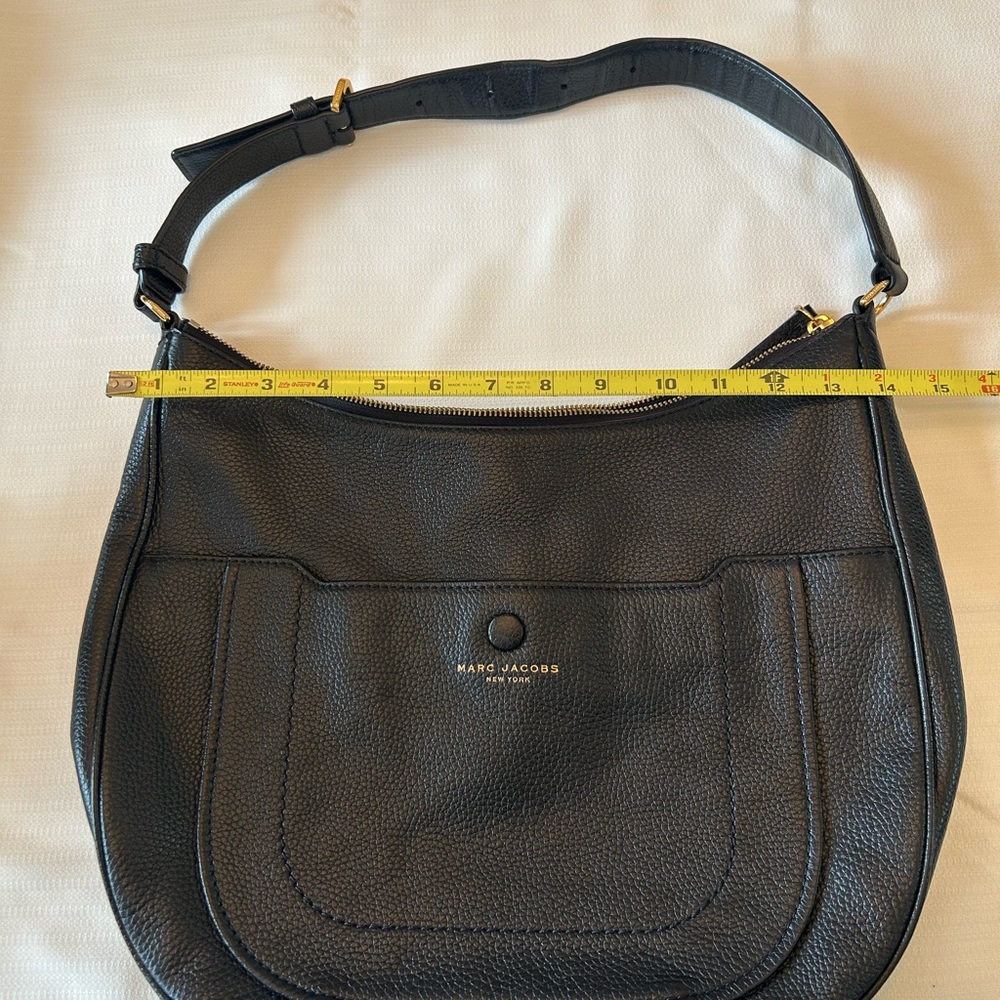 Marc Jacobs Black Hobo Bag with Adjustable Strap